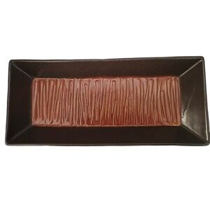 Pfaltzgraff Matika Shale Textured Serving Dish Tray Dishwasher Microwave Safe